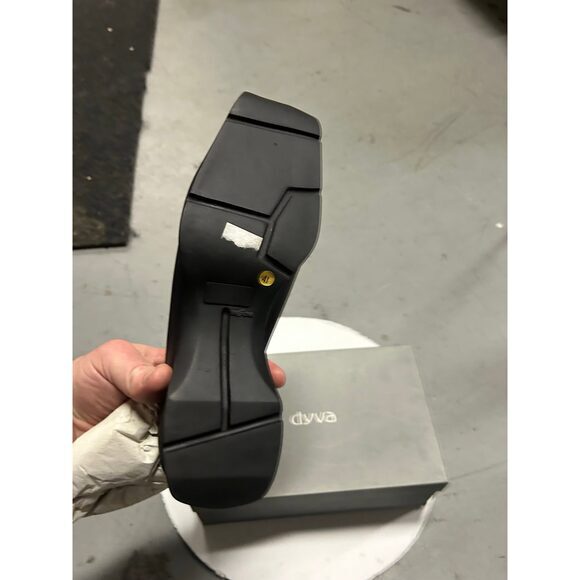 Dyva Square‎ Toe Leather Slide 188 - Picture 4 of 9